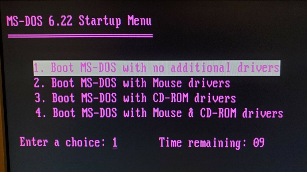 MS-DOS 6.22 Boot Disk - 1.44MB 3.5" - IBM PC Floppy Diskette Microsoft DOS