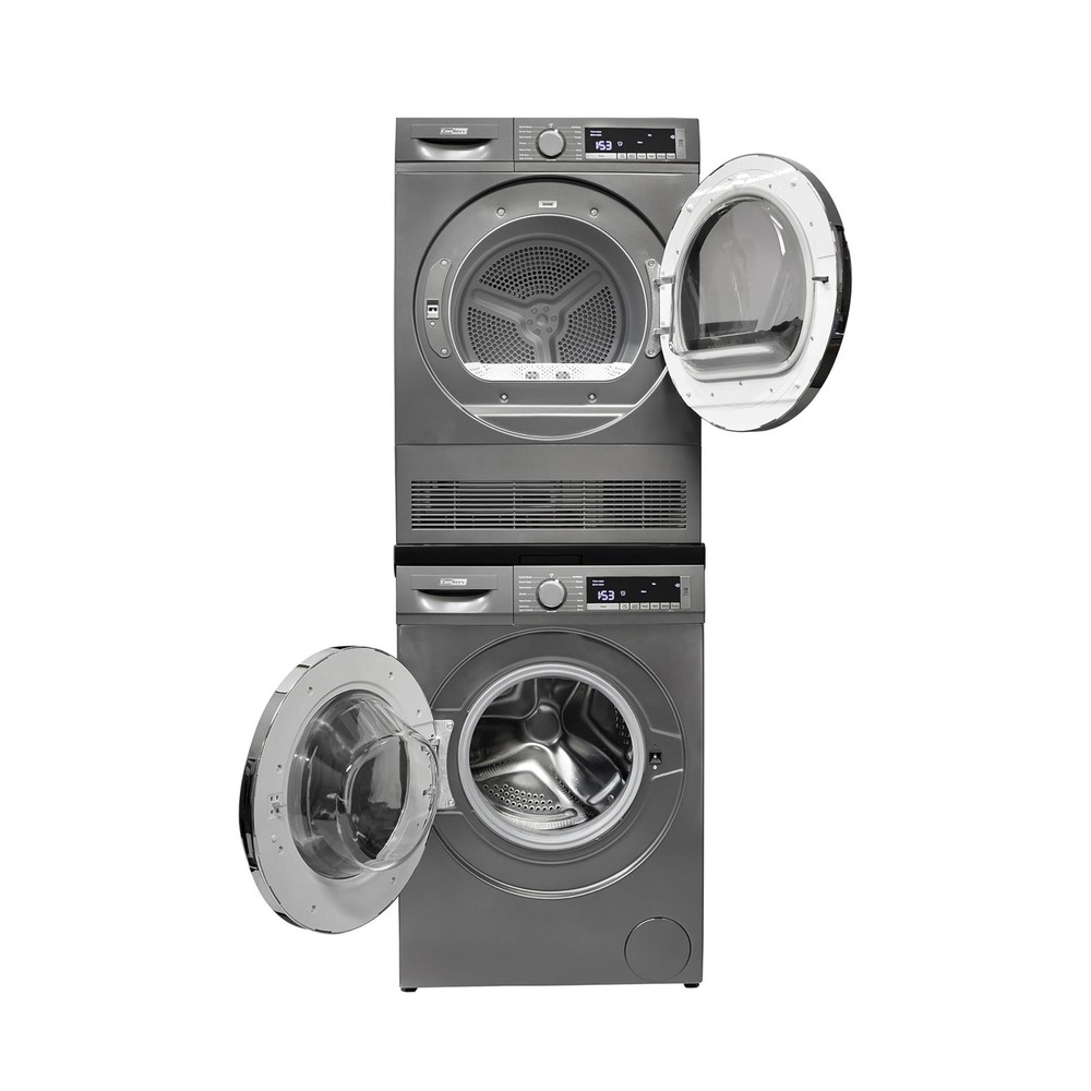 Conserv LUXE STACKABLE Washer 2.2 cf 110 V Dryer 4 Cf 220V with Stacking Shelf