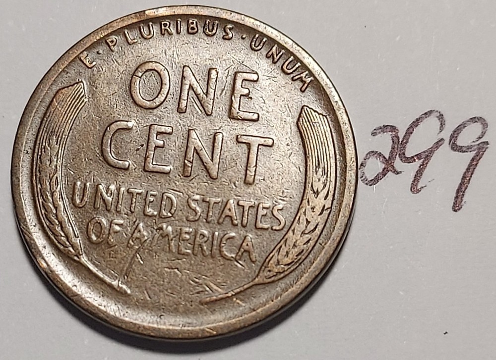 1921-S Lincoln Wheat Cent #299