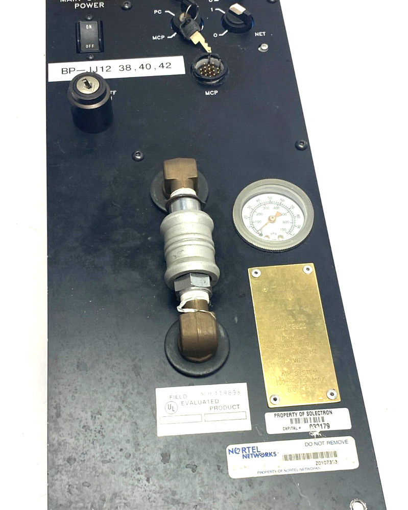 Chad Model ECA 1118 Machine Main System Power and Airflow Control Board Assembly