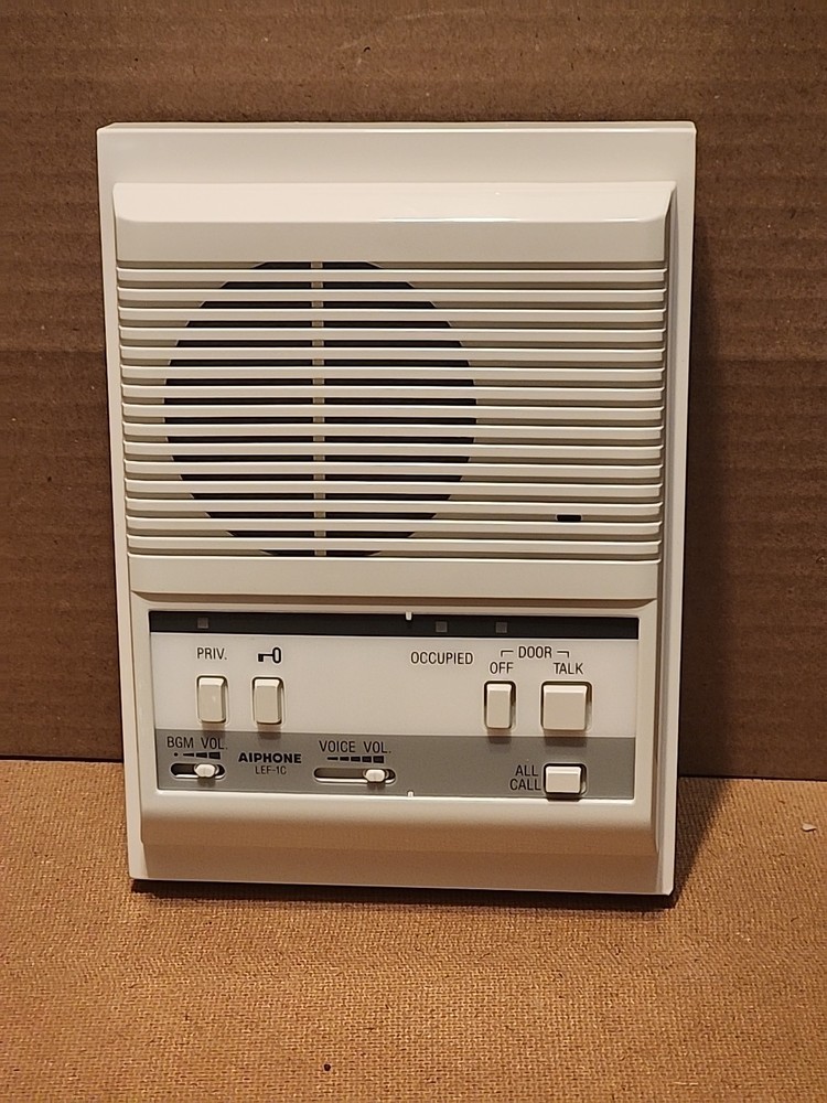 Aiphone LEF-1C Sub-Master Intercom System Unit Semi Flush Sub-Master Station
