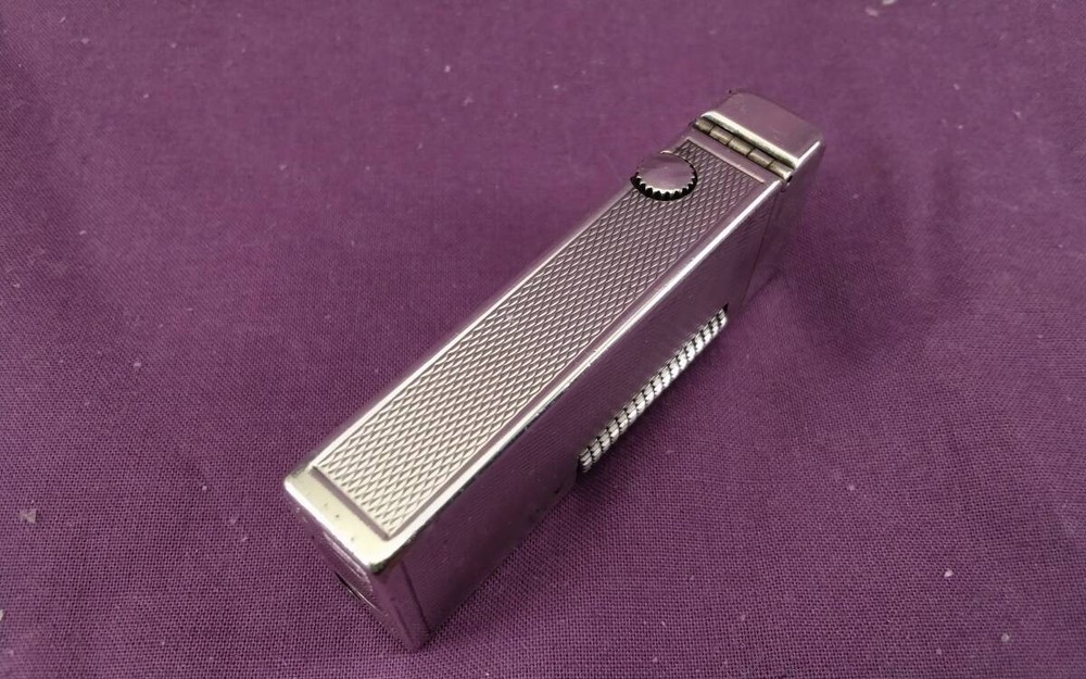 Dunhill Rollagas Early Model Pipe Custom Silver Barley Working