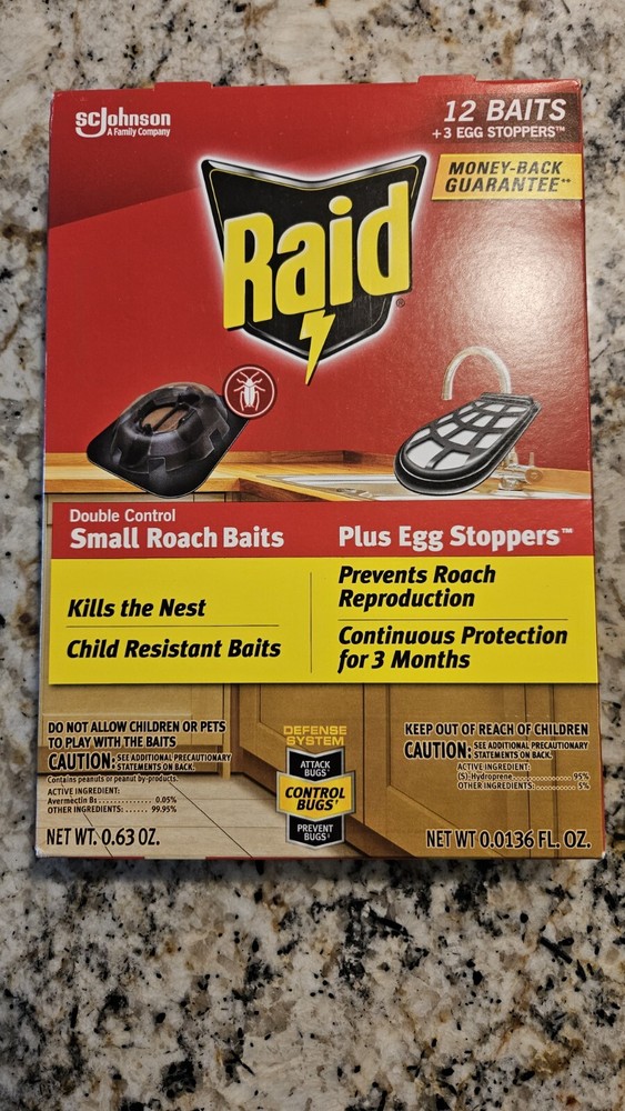 Three Pack Raid Ant And Killer Plus Bonus Roach Killer Pack