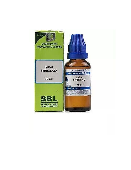 SBL Homeopathic Sabal Serrulata 30 CH (30ml)