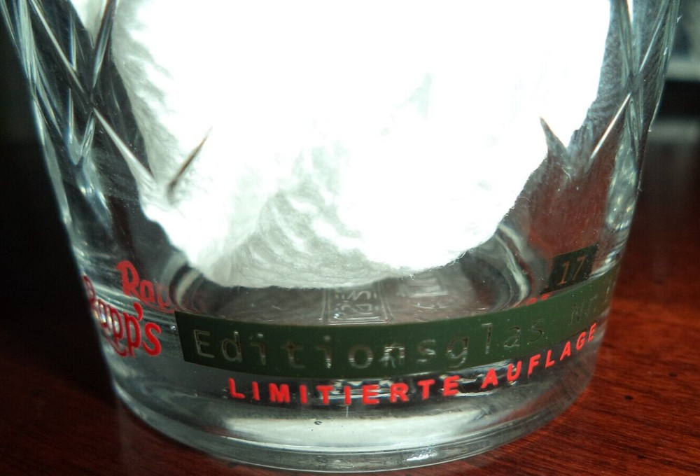 Das Rapp's original Seit 1928 Glass