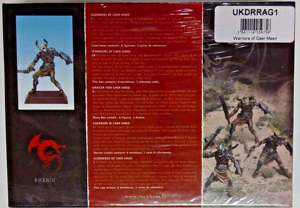 RACKHAM Confrontation: WARRIORS OF CAER MAED BOX DRRAG01