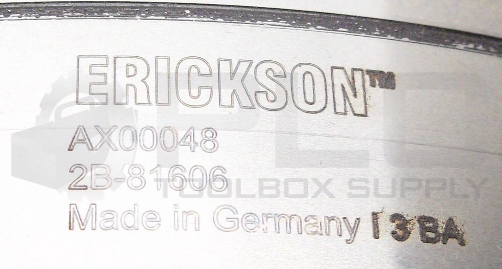 ERICKSON AX00048 2B-81606 INDEXER