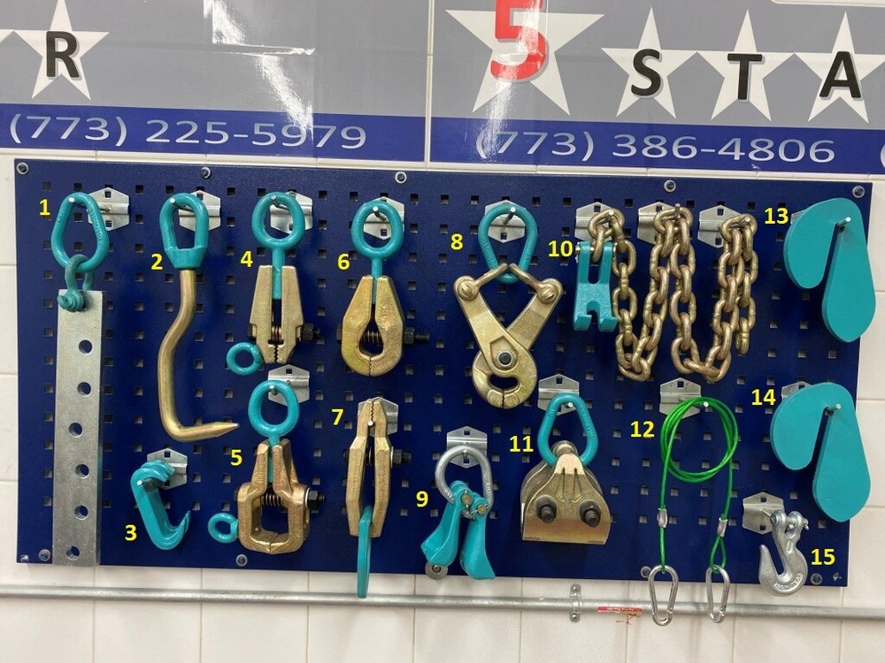 SET#2 HEAVY DUTY AUTO BODY FRAME MACHINE 15 PCS PULLING TOOLS CLAMPS MEGA PACK