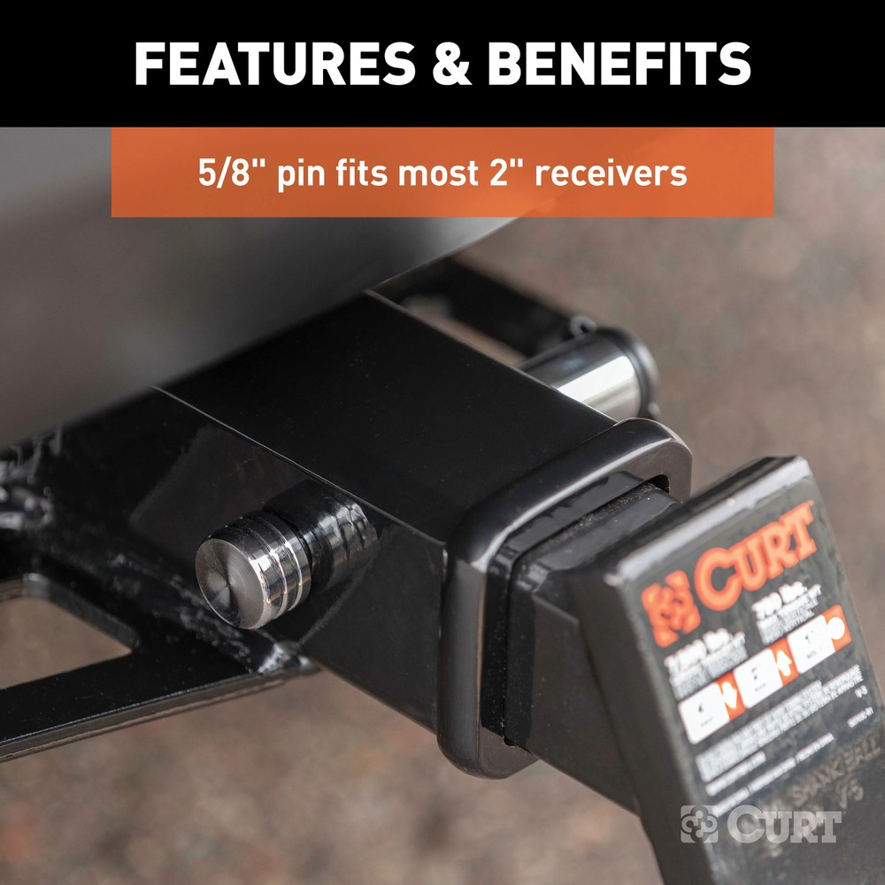 Curt Hitch & Coupler Lock Set (2" Receiver, 2-1/2" Latch)