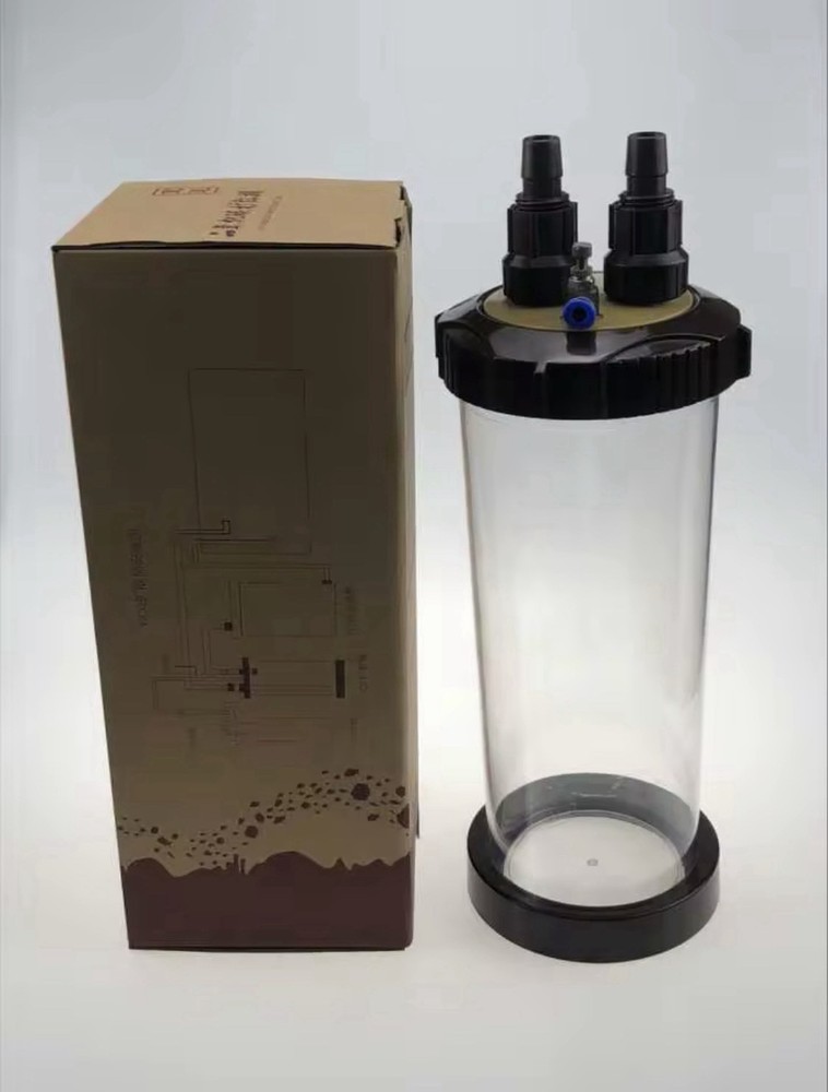 Inline CO2 Reactor 2.5L Aquarium Atomizer Diffuser Canister, Sump Planted Tank