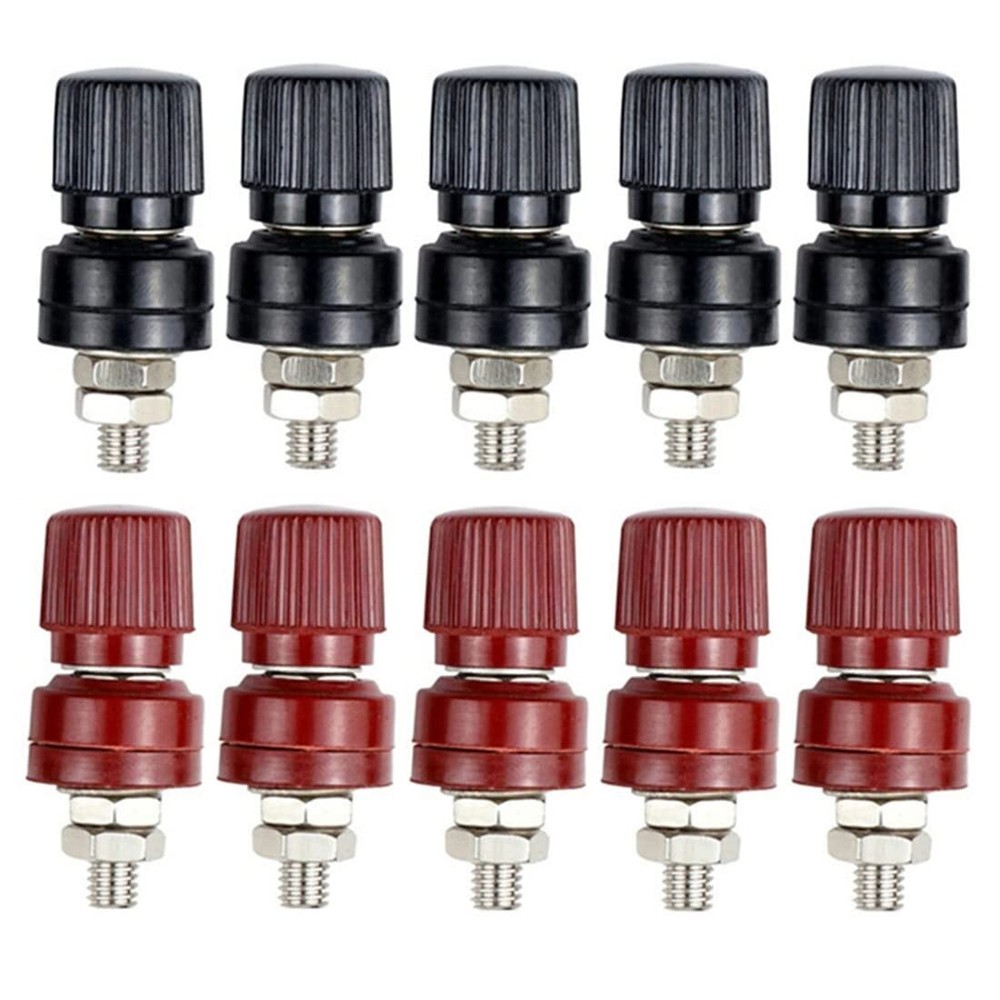 Bnafes 10 Pcs Terminal Binding Post M6 Threaded Diameter JR2068
