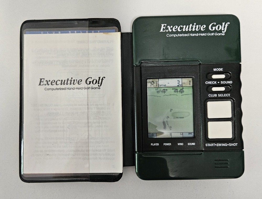 HTC International Executive Golf Handheld Electronic Game WG-59C  Tested & Works