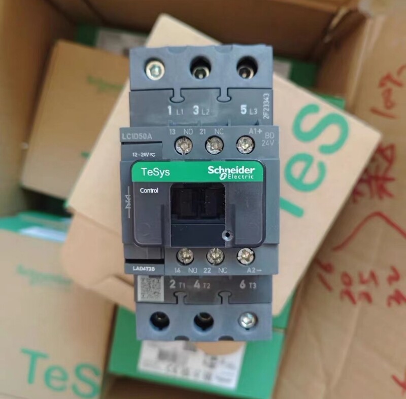 1pcs Schneider LC1D50ABD 24VDC contactor 3Poles 50A
