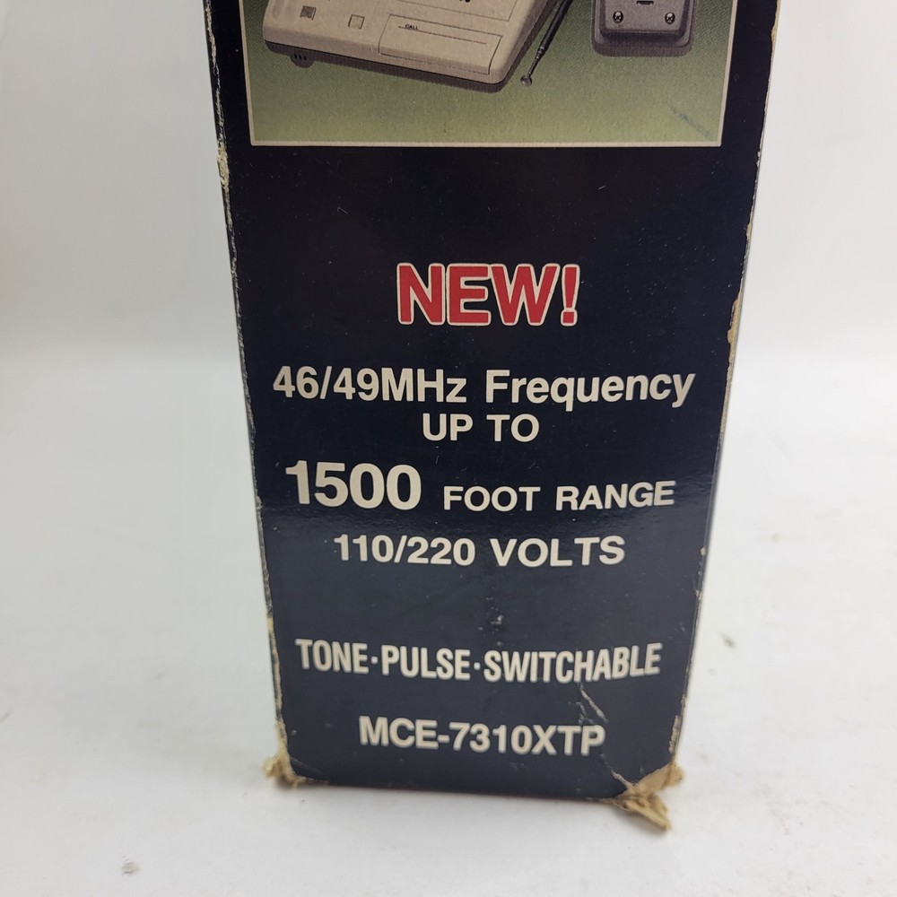 MCE Cordless Telephone MCE-7310XTP. New