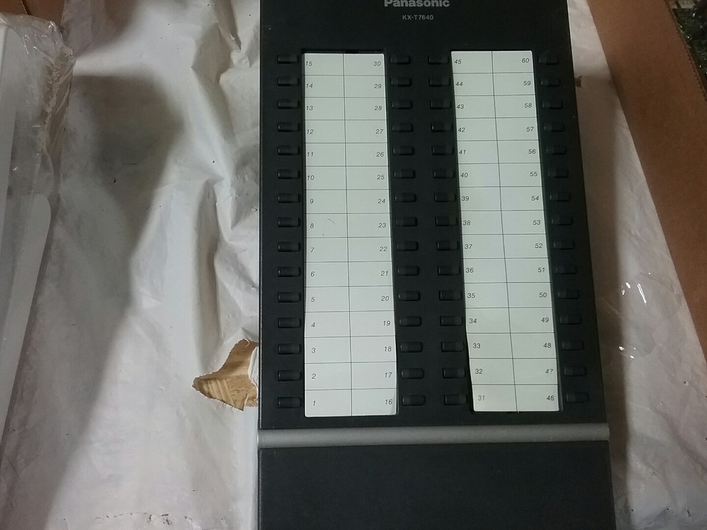 Refurbished Panasonic KX-T7640-B DSS Console Black