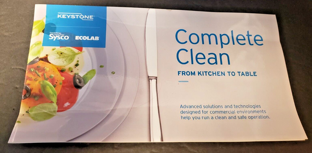 Professional Clean at First Sight Sample Kit Sysco # C101181 Ecolab Systems