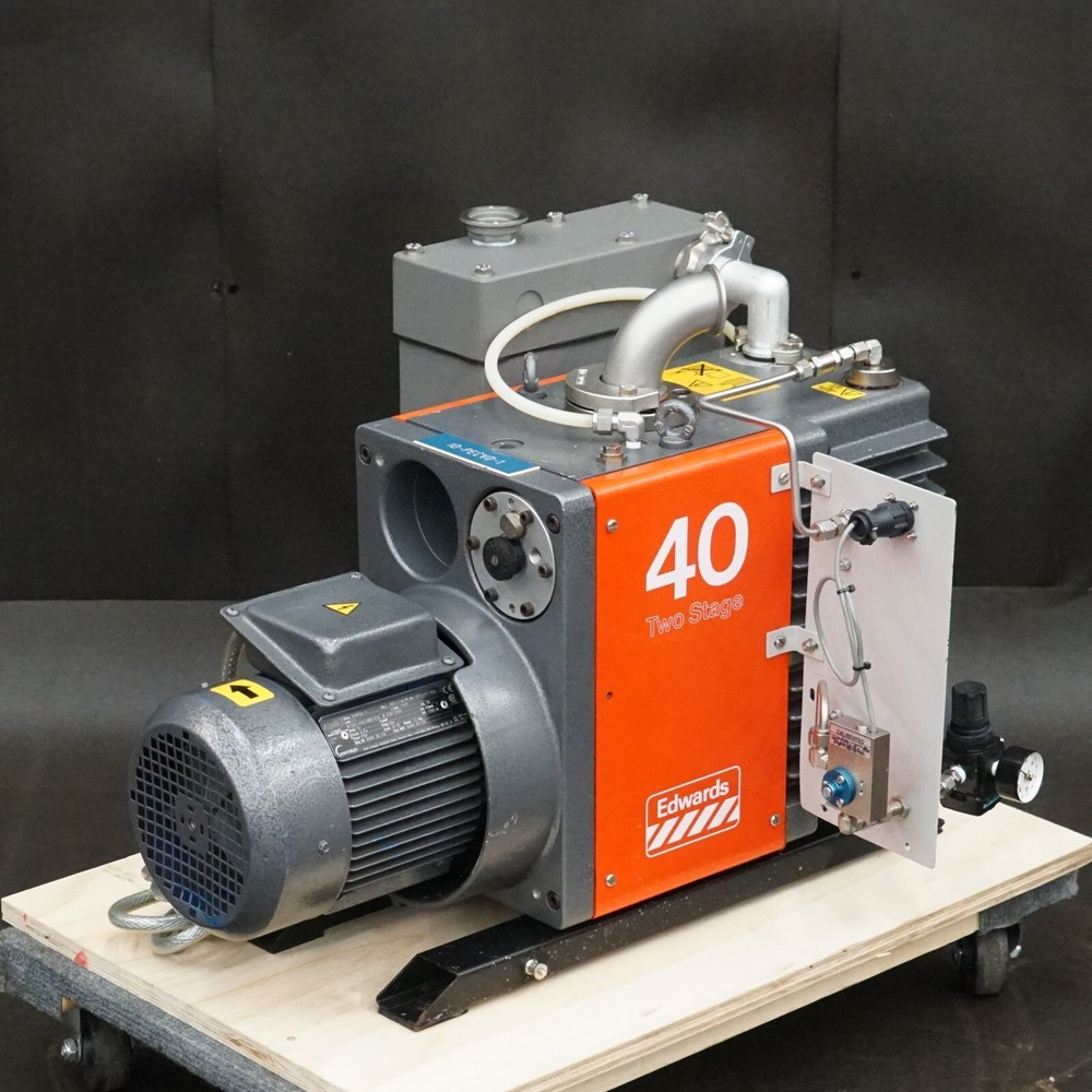 EDWARDS E2M40 PFPE Rotary Vane Two-Stage Vacuum Pump 3PH