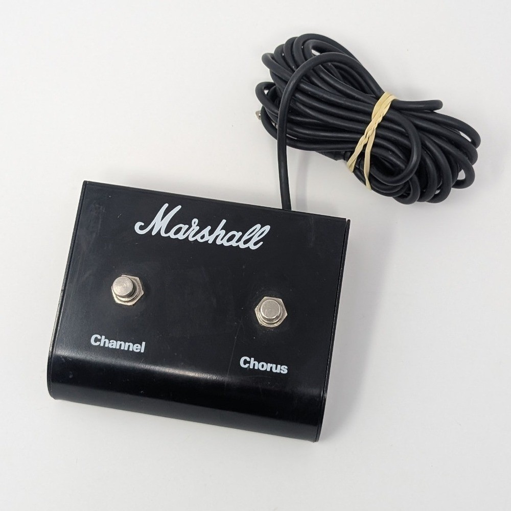 Marshall 2 Button Footswitch Channel Chorus DFX Guitar Effects