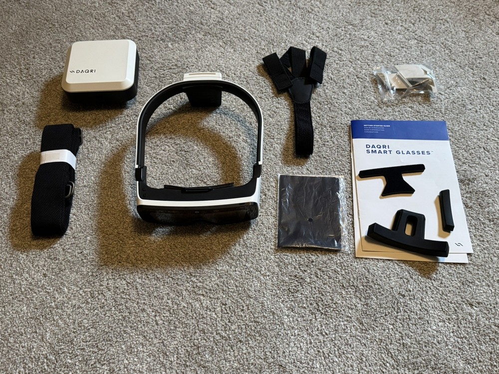 DAQRI Smart Glasses AR Headset with Compute Pack & Case