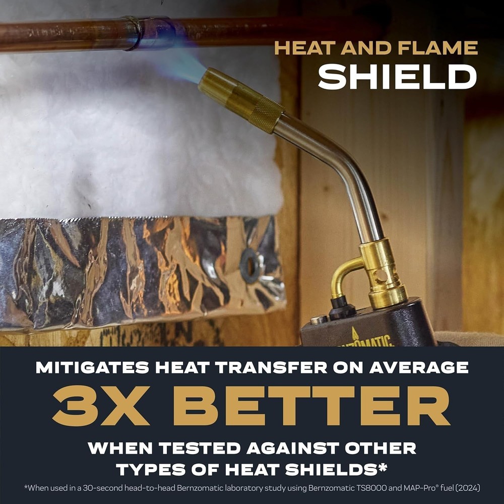 Bernzomatic Moldable Heat and Flame Shield with FormFoil Technology