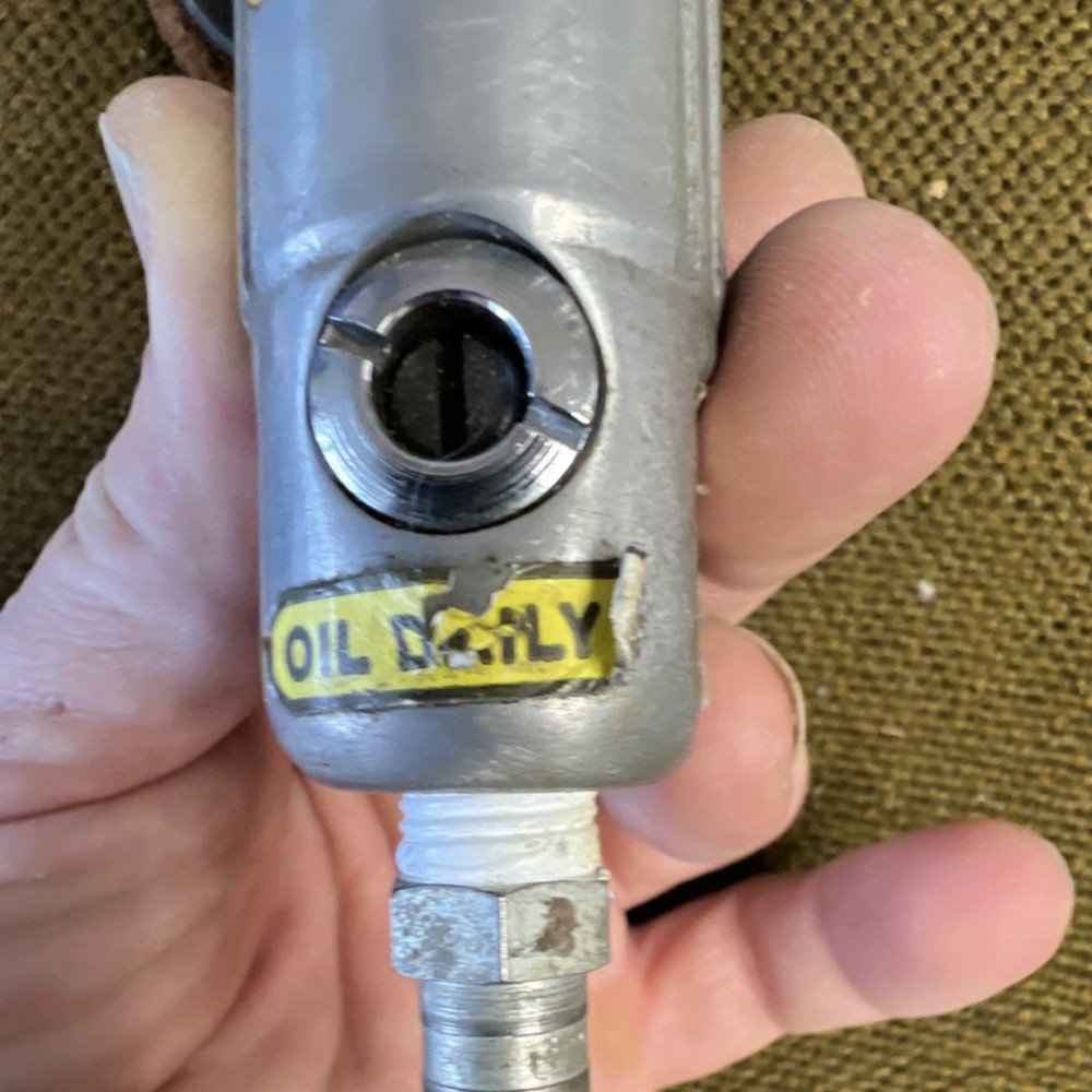 Silver Angle high speed Die Grinder 90 PSI Max Rotary Action Pneumatic Tool