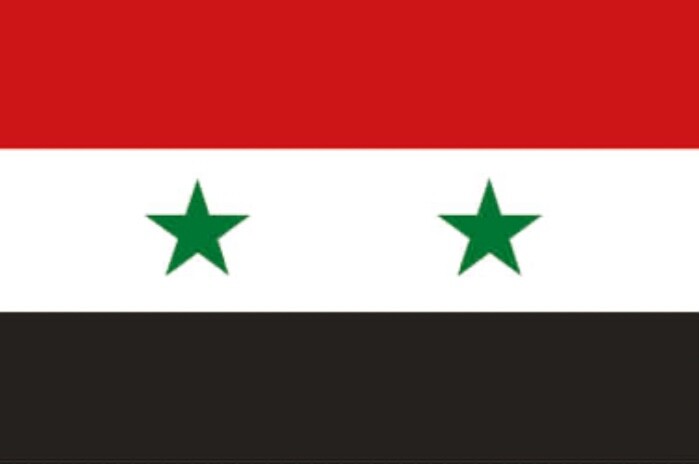 Syria Flag 2 Stars 3x5 ft