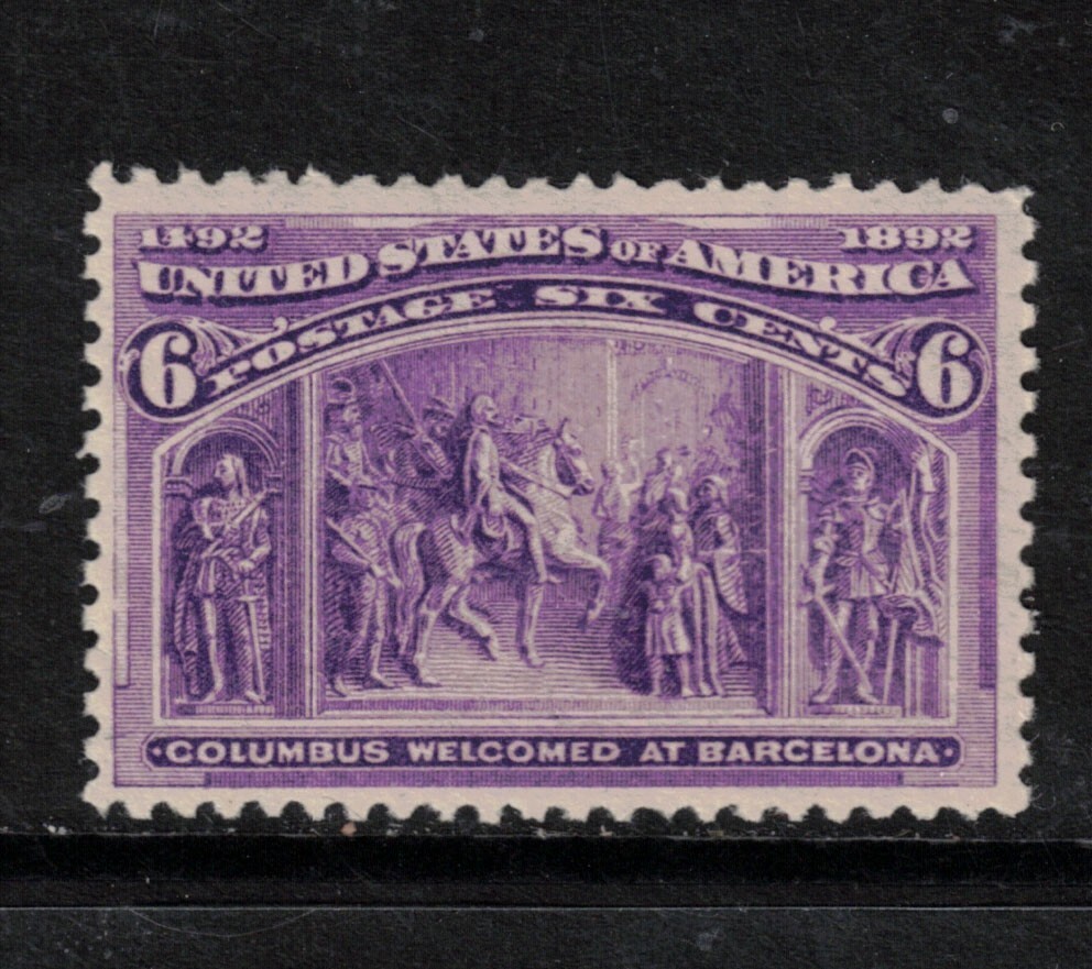 USA #235 Very Fine Never Hinged