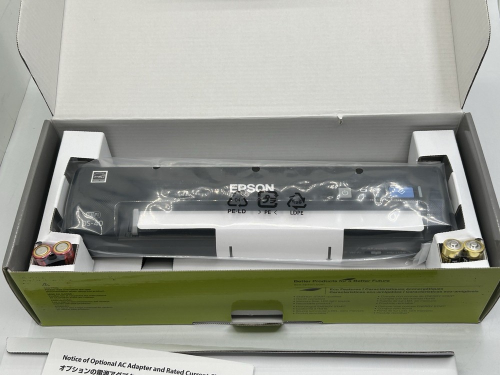 Epson WorkForce DS-40 Portable, Compact Scanner New