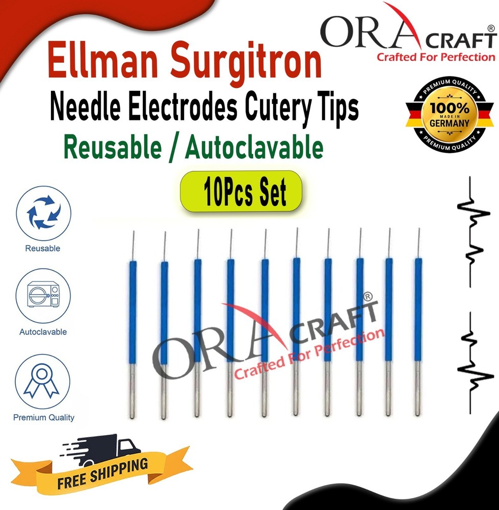 Ellman Surgitron A3B Needle Electrodes Reusable /Autoclavable CE