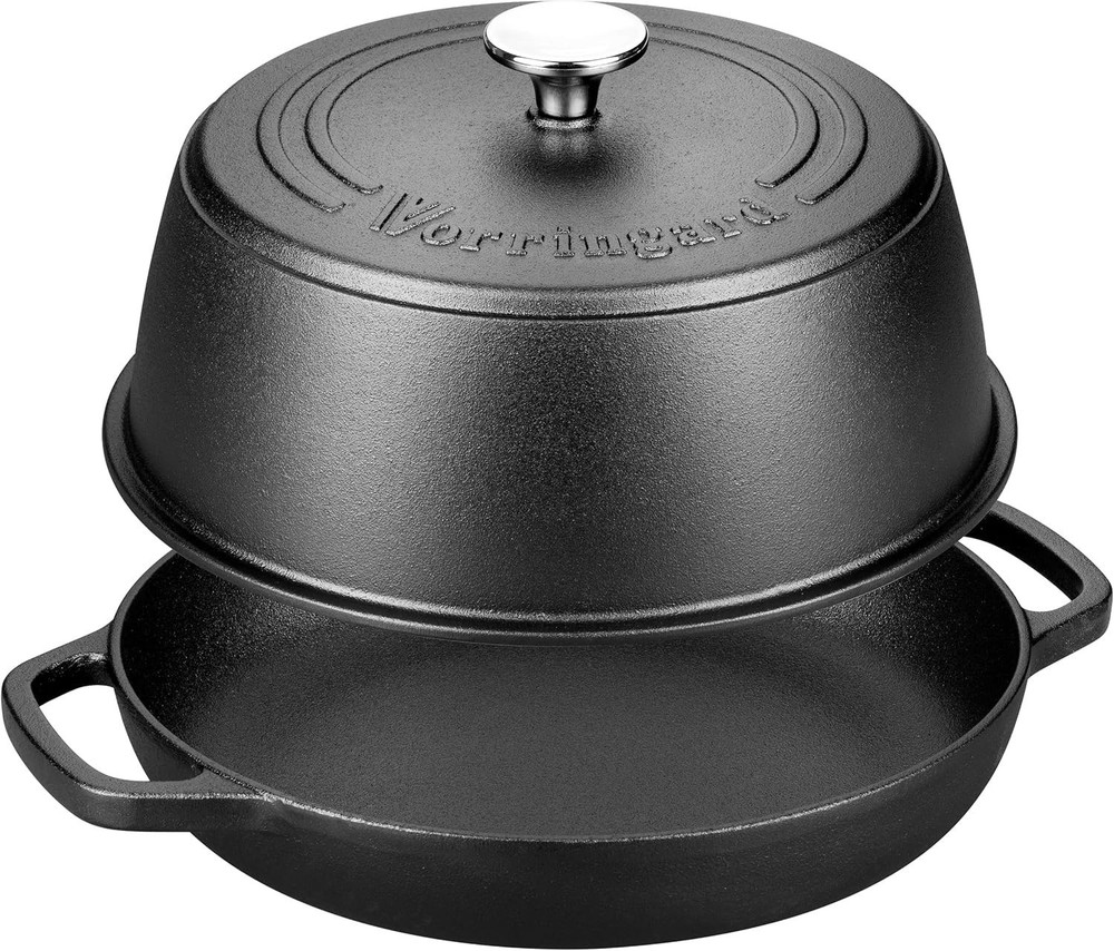 Cast Iron Dutch Oven Pot with Lid for Bread Baking