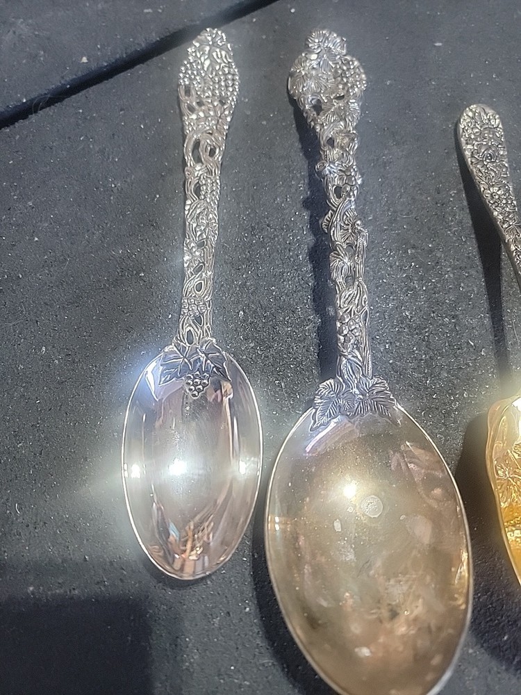 Godinger Silver Plated Grape Vine Flatware Lot