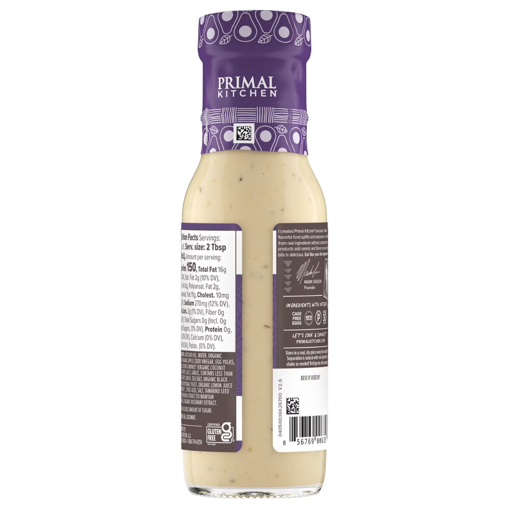 Primal Kitchen Caesar Dressing and Marinade 8 fl Oz...