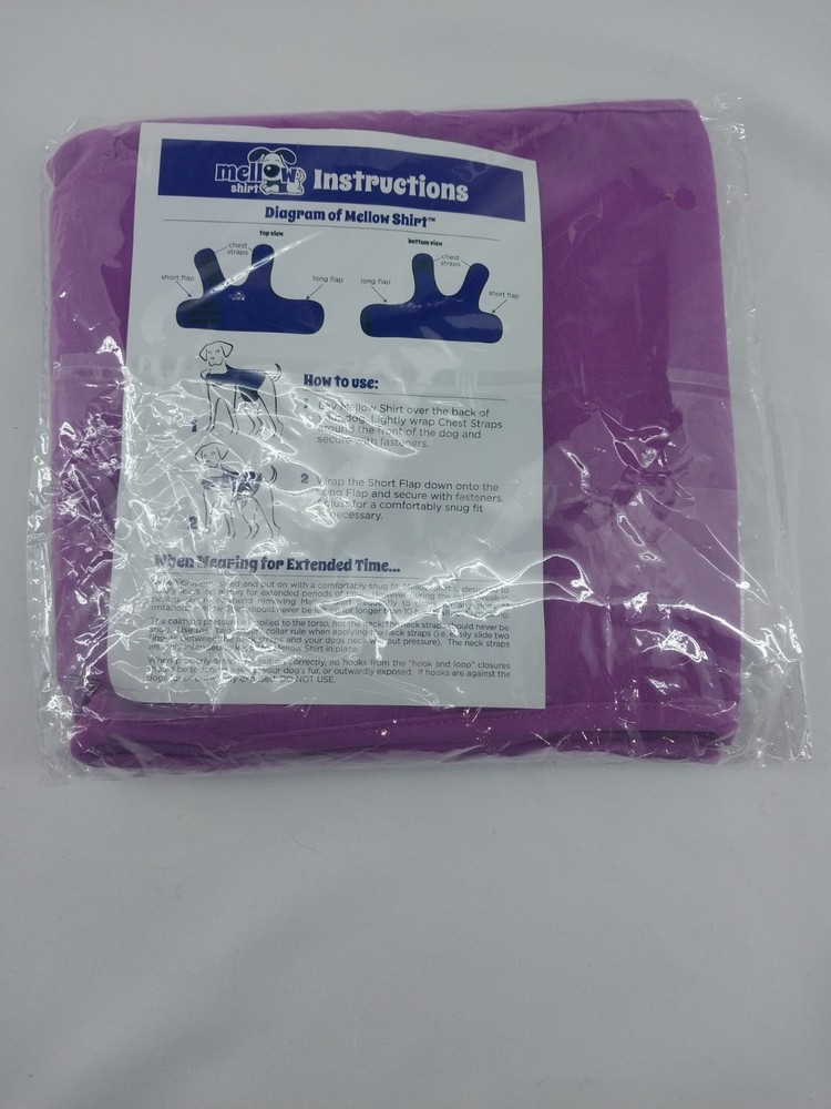 Dog Anxiety Calming Wrap, Large, Radiant Orchid Fast Order Processing