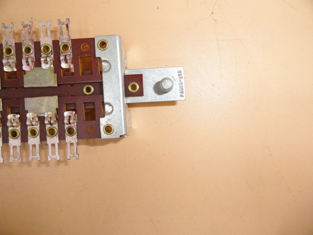 SELECTOR PUSH/PULL SLIDE SWITCH 8PDT NEW/NOS