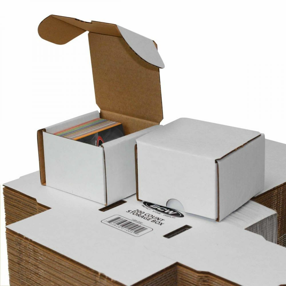 25 BCW 200 Count Card Storage Boxes