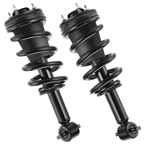Front Complete Strut Shocks and Coil Spring Assembly Compatible 07 Tahoe front