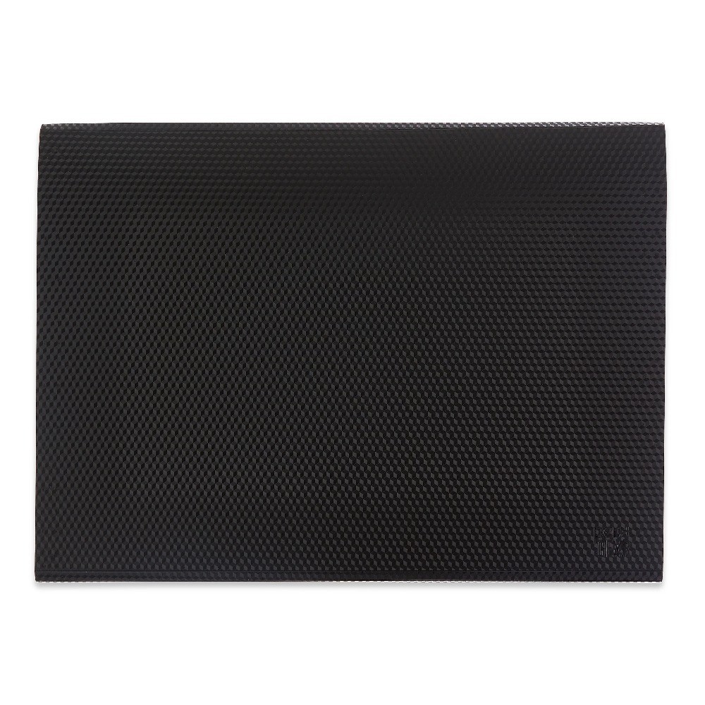 7-Pocket Poly Expanding File, Textured Black