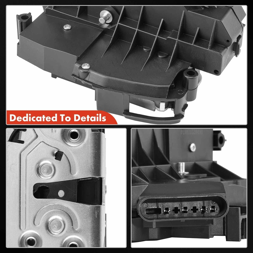A-Premium Front Right Passenger Door Lock Side, Black