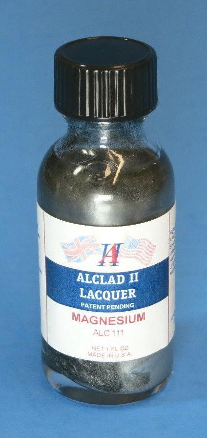 Alclad ALC111 Magnesium Lacquer Paint 1oz