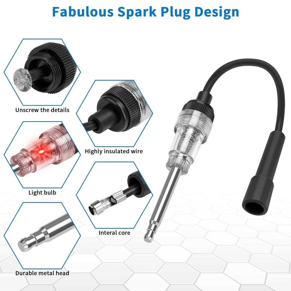 Inline Spark Tester Engine Ignition Small Engine Plug Ignition