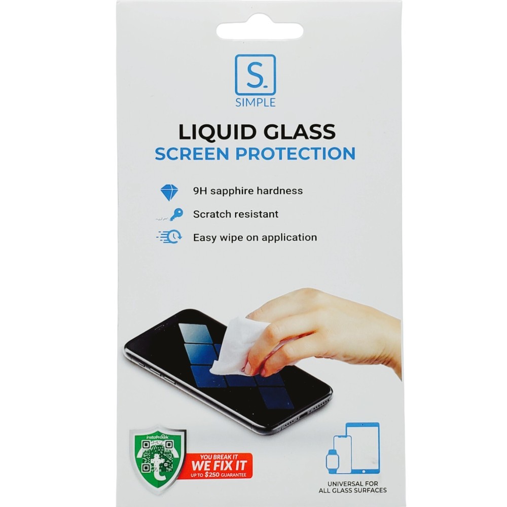 Simple Liquid Glass Screen Protector Scratch Resistant Invisible Coating Devices