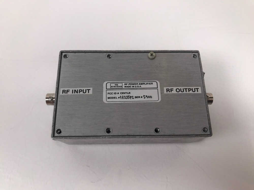 TE Systems 16235P2 RF Power Amplifier