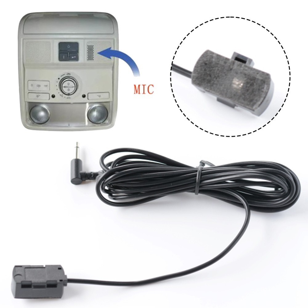 Direct Installation 3.5mm Microphone Car Roof Panel Mic Non-deformation