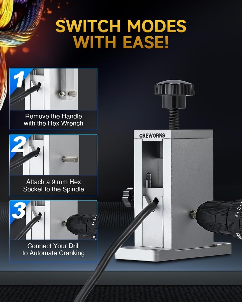 Ergonomic Wire Stripper Machine - Light & Adjustable for Easy Wire Recycling