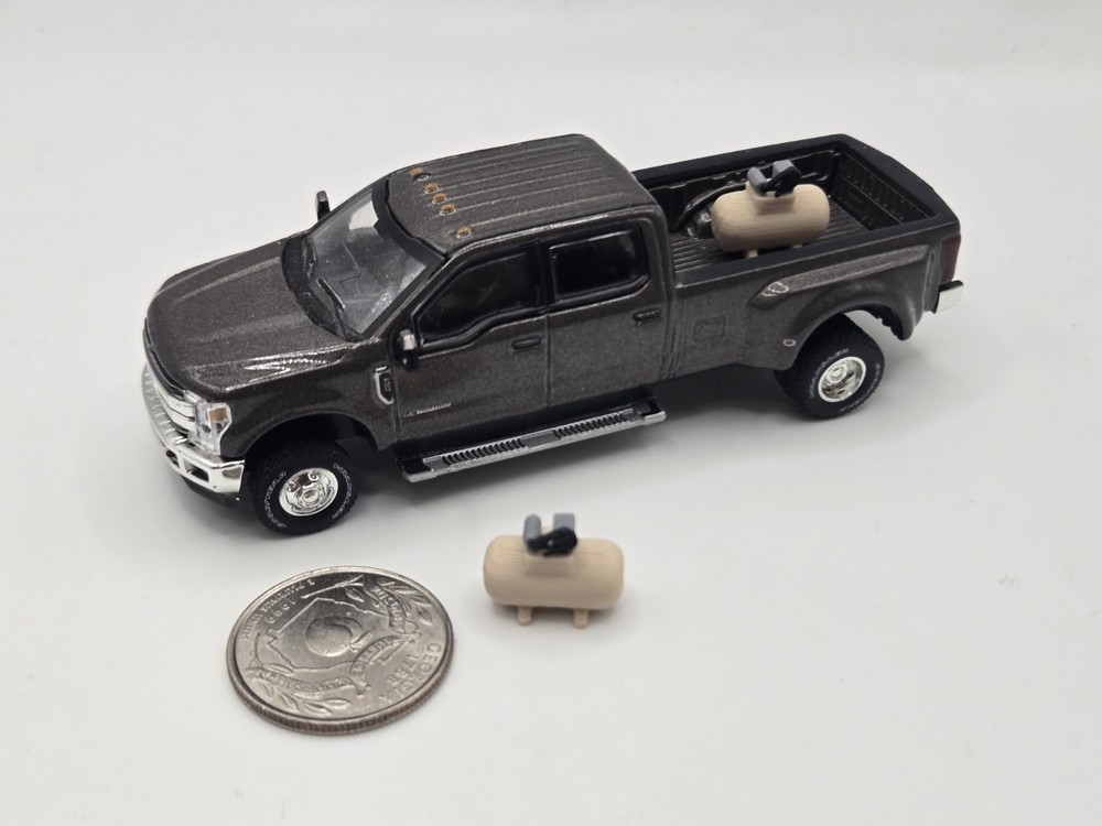 1/64 Scale Small Shop Compressor *2 Pack* in Tan