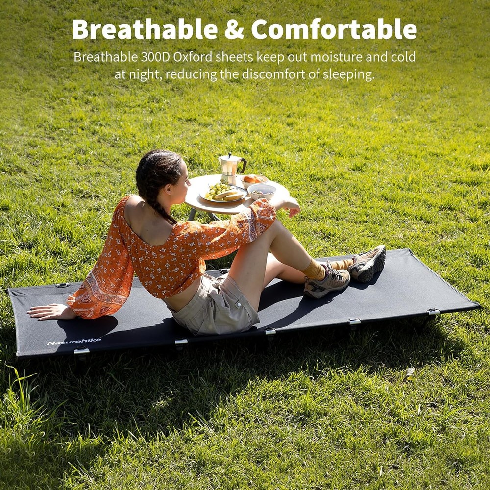 Ultralight Camping Cot Easy to Assemble Folding Tent Cot Compact & Protable