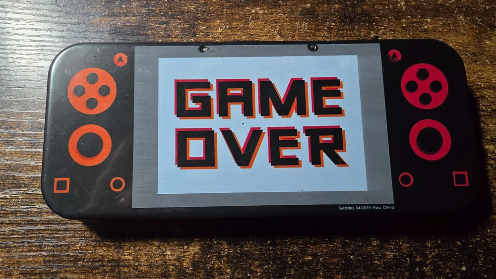 Game over Pencil box