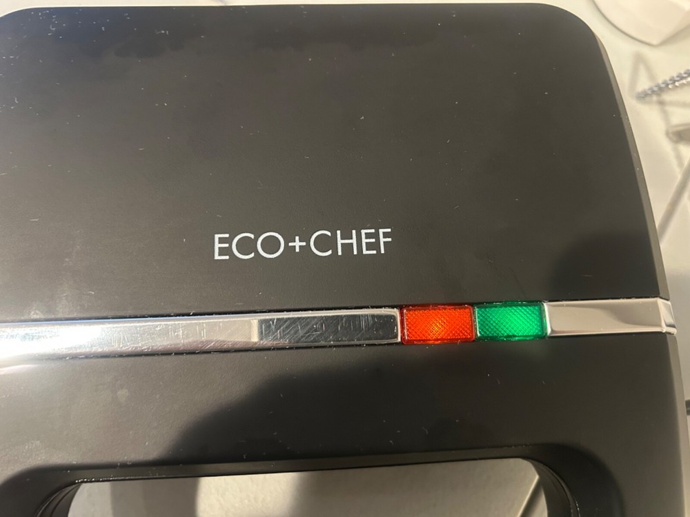 Eco+Chef Copper Series Ceramic Nonstick Waffle Maker Tested Working 760W