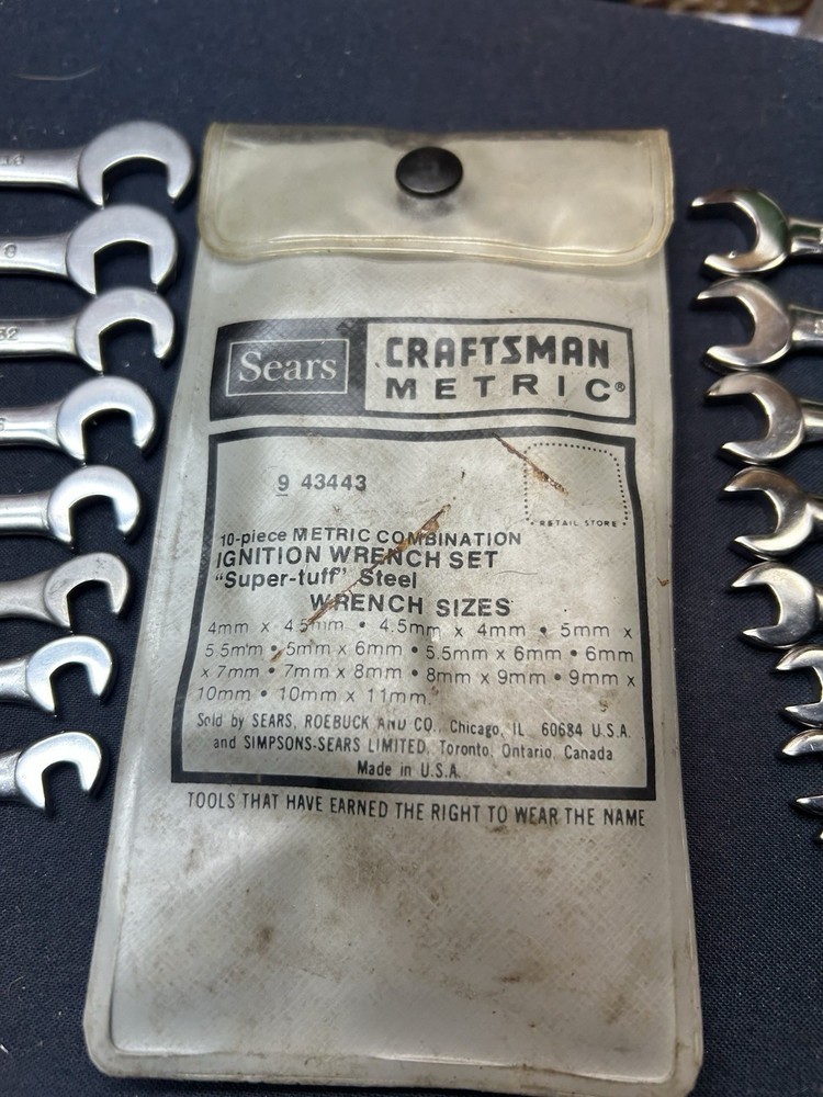 28 Assorted Ignition Wrenches Open End/Combo Craftsman-Indestro-Assorted NewUsed