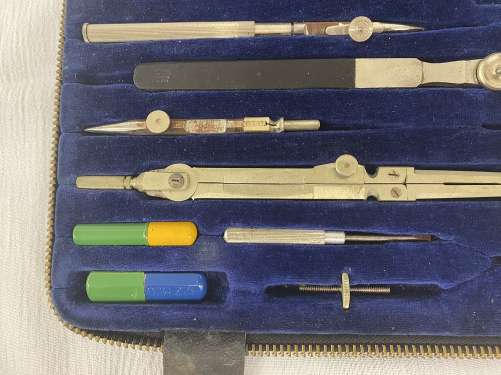 Vintage Design and Architecture Compass Drafting Kit Pre-Owned